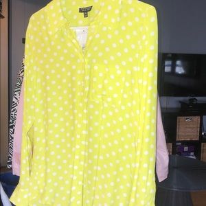 NWT Topshop Polka Dot Shirt